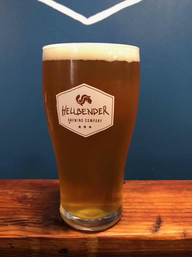 HellbenderBeer's tweet photo. Stop by the tasting room this week to try our brand new "Down and Oat". Malted oats &amp; wheat meet super aromatic new-school American hops! https://t.co/D6wJZIIsHC