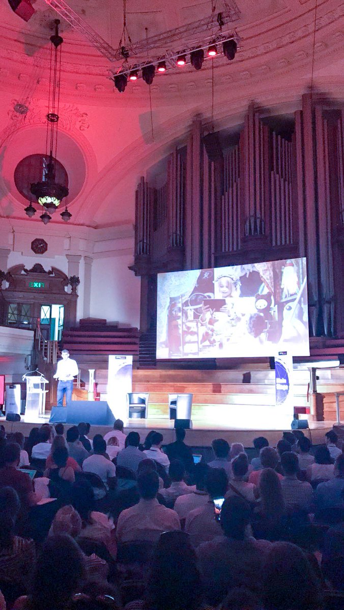 Bodyfanatix's tweet photo. "The future is already here - it's just unevenly distributed" William Gibson quote delivered by @MattBrittin #SGeurope @GoogleDeepMind https://t.co/rpbcLfWRtt