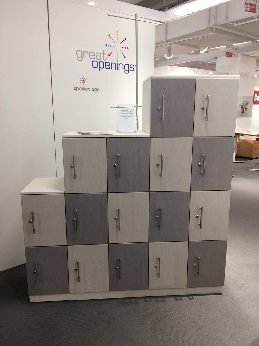 FormicaGroup's tweet photo. Eye spy at @GreatOpenings: Sarum twill and Neutral twill Formica® Laminate, love it! #NeoCon2017 https://t.co/tq1RTh6nUA