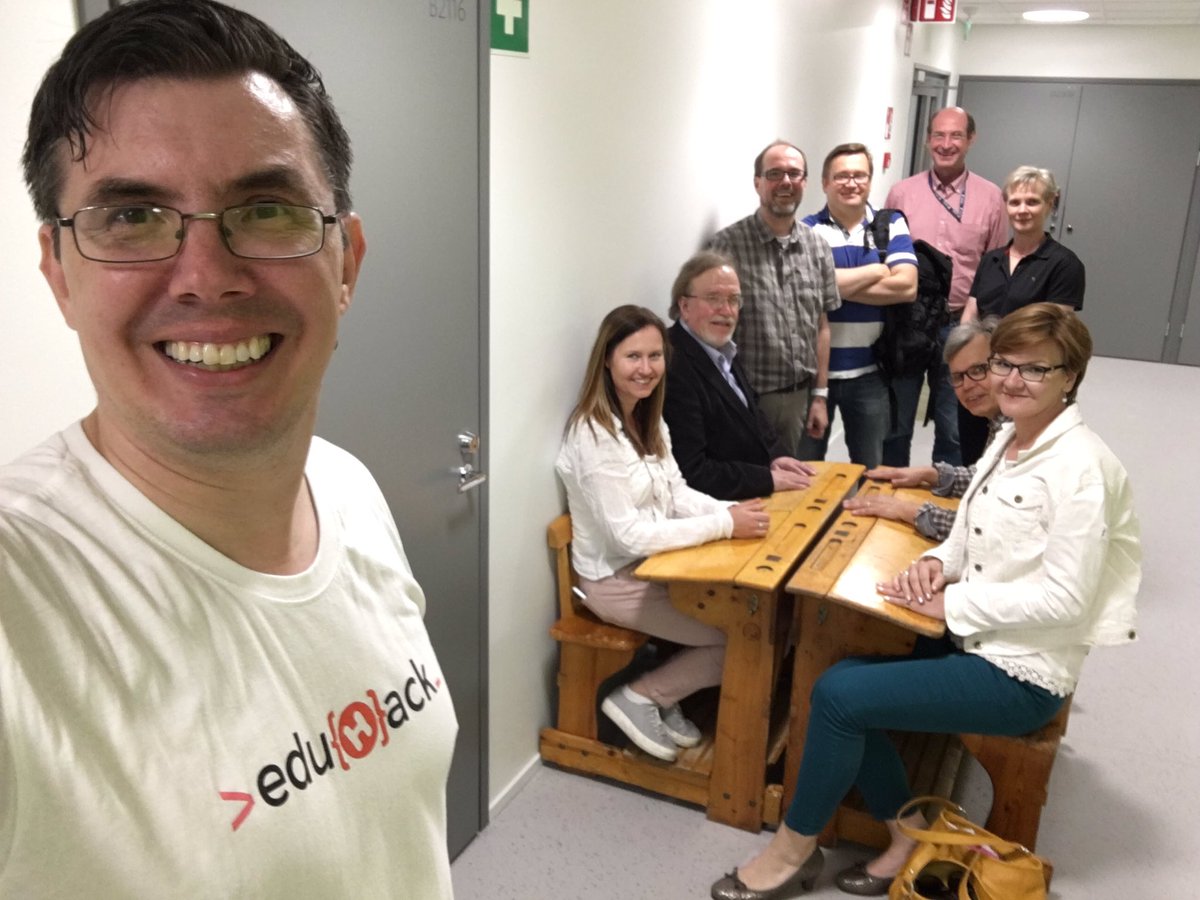 peternomad's tweet photo. First @e_rappu meeting @Turun_Norssi talking about @eduhackfi @Educraftory @educraftor and @aboakademi #evolutionofeducation #digitalisation https://t.co/oWfmM9DQJV