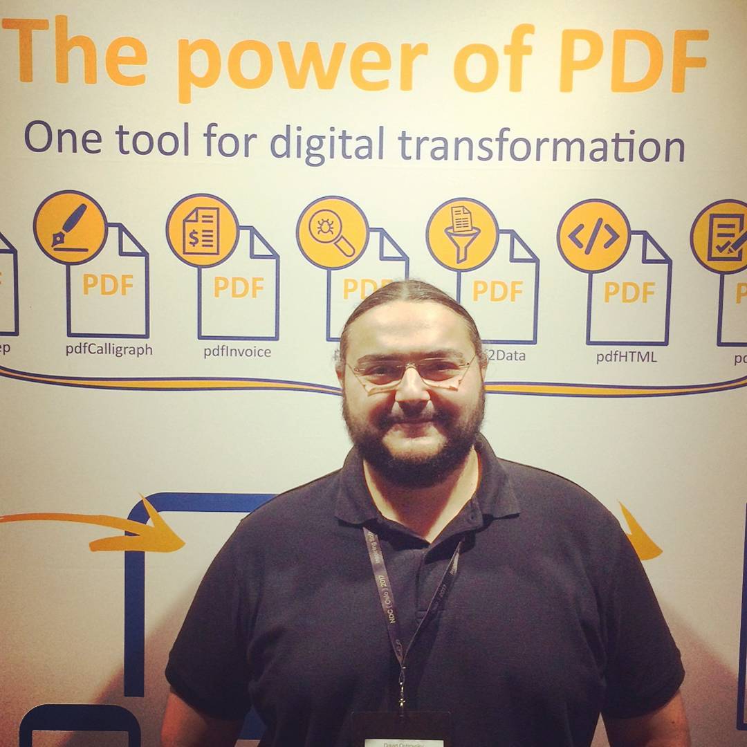 At the <a href="/itext/">iText</a> booth at #ndcoslo