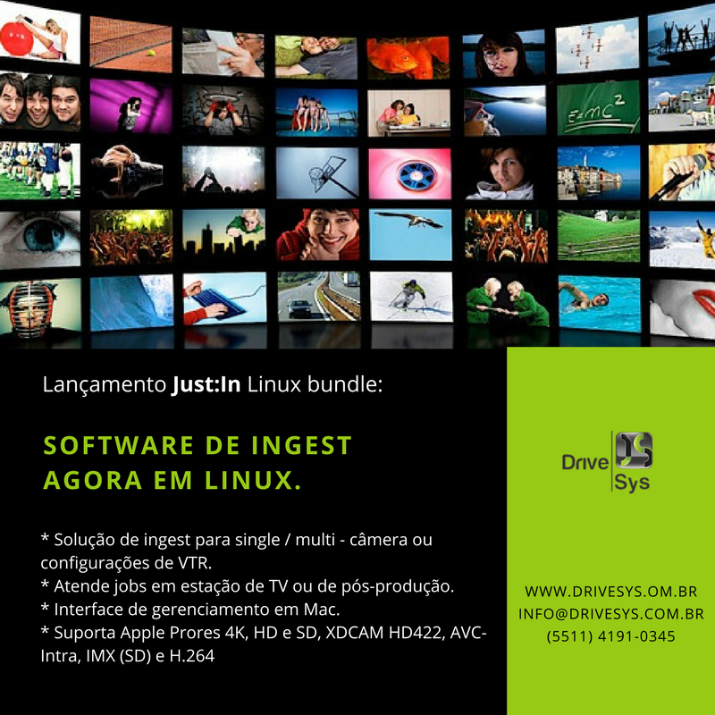 drivesys.com.br/tools-on-air
Lançamento Just:In, software <a href="/ToolsOnAir/">ToolsOnAir</a>. Agora é compatível com Linux. #drivesys #edicao #video #toolsonair