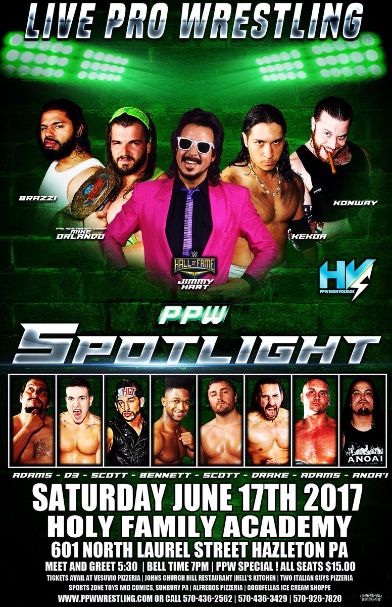 bo_ppw's tweet photo. Saturday night hazleton pa @RealJimmyHart come out and meet wwe hall of fame inductee Jimmy Hart https://t.co/Gq1GH184Ko https://t.co/DZoiDcRLXn