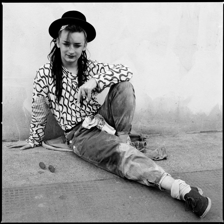 Happy birthday to Boy George. Photo by Janette Beckman, 1981. 