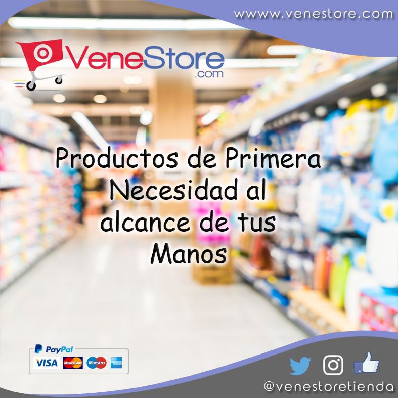 (Los Productos ya están en Maracaibo, No tienes que esperar el envío)

DESPACHAMOS DE FORMA INMEDIATA PRODUCTOS DE PRIMERA NECESIDAD