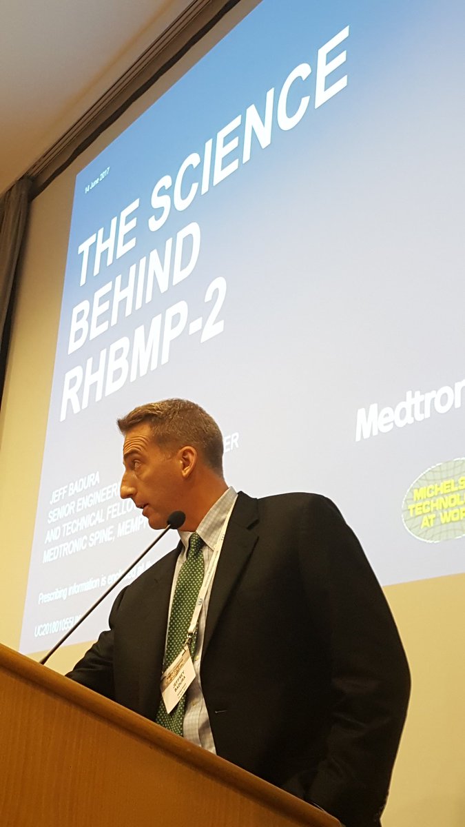 Jeff Badura, Medtronic in LT2 now. #Nspine