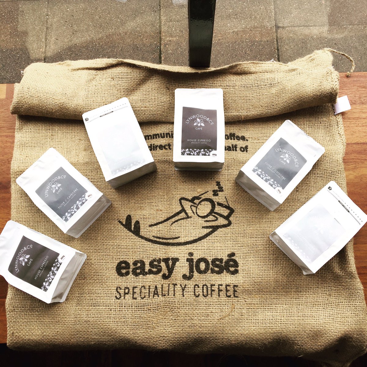 lynwoodandco's tweet photo. If you can't get to your closest Lynwood; have the next best thing. Pick up some of our lovely coffee beans (roasted by @EasyJoseCoffee) https://t.co/q0sHTGwulm