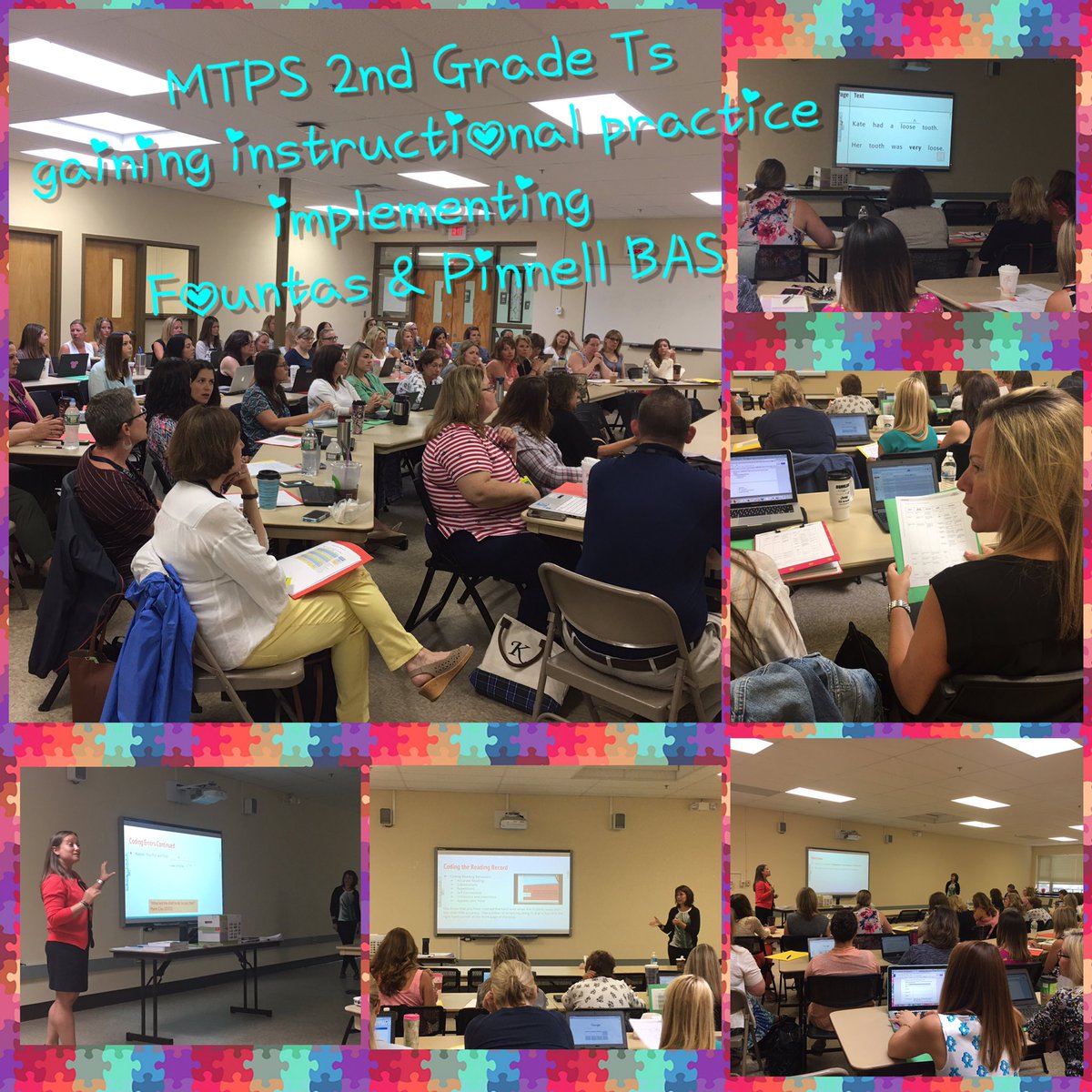 lvanglahn's tweet photo. #MTPSPride 2nd grade Ts learning how to assess r Ss with @FountasPinnell BAS w ms zigman &amp; ms jackstadt thx ladies @AMero_MTPS https://t.co/Vt80tkbR1j