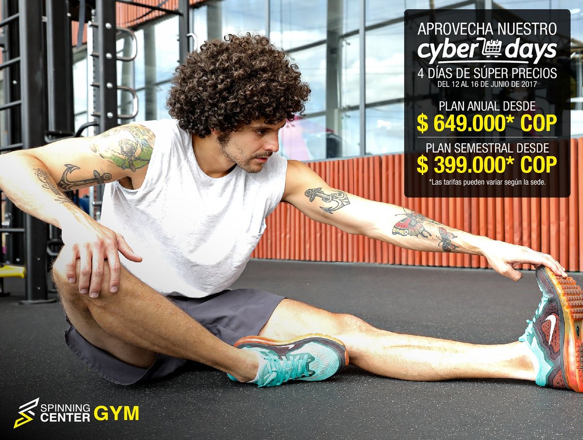 Si quieres vivir con #ActitudSpinning te mereces un descuento.
Aprovecha nuestros precios de de #Cyberdays en goo.gl/diFggV