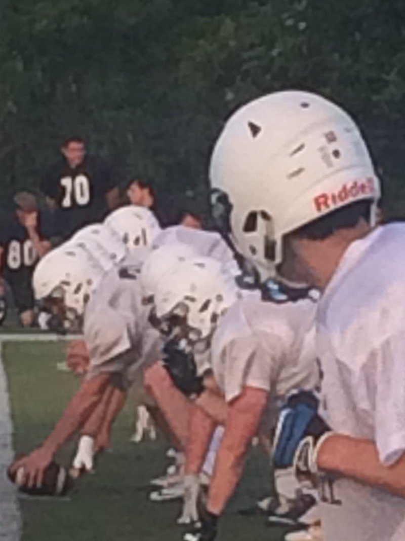 RiddellKCRep's tweet photo. Great day yesterday competing @BCRavenFootball contact camp.   @tradke85 @SJAFOOTBALL @RiddellSports https://t.co/RjoddEFvZe