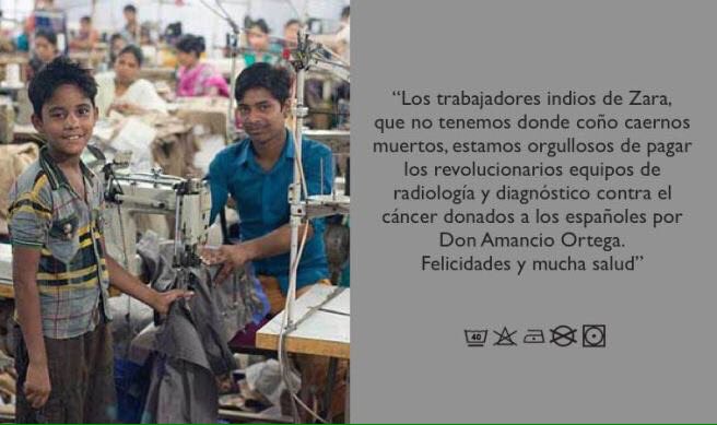 cayo_lara's tweet photo. Quienes realmente producen las donaciones de Amancio Ortega. https://t.co/yDXLFglfrM