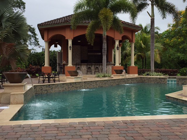 #pool #waterfeature Another Beautiful Magicbowl Installation in South Florida.