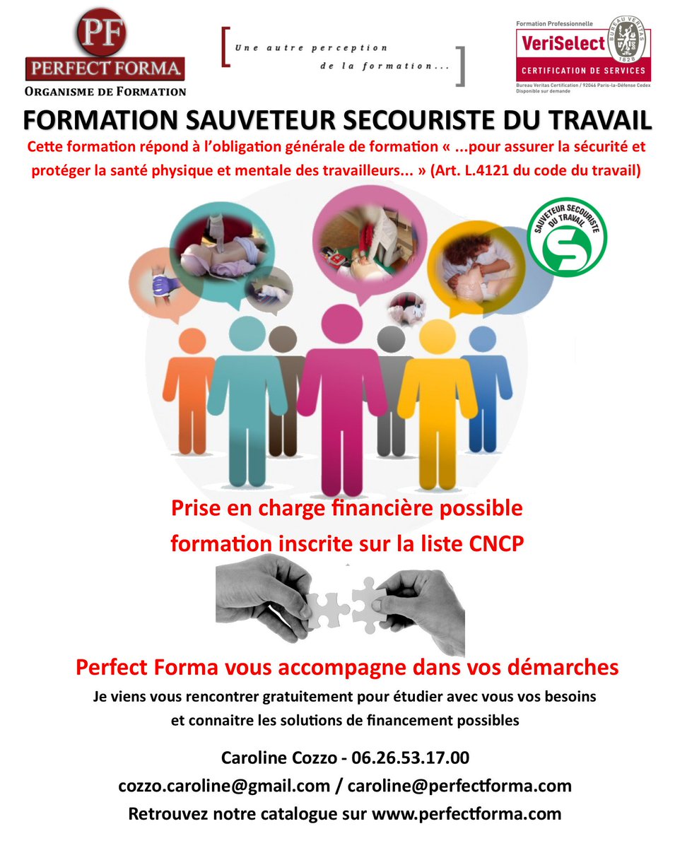 PerfectForma06's tweet image. #lesgestesquisauvent #SST #formationpro