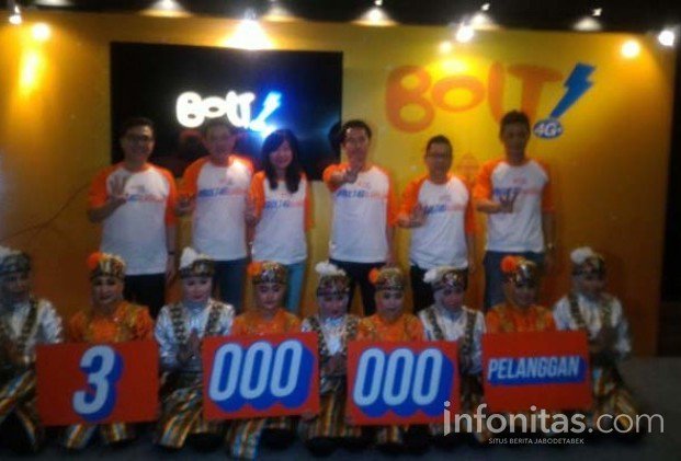 Sambut 3 Juta Pelanggan, Bolt Luncurkan Program 4Gila-Gilaan goo.gl/MOh8sD #Bolt #Kebayoran <a href="/BOLTCare/">BOLT! Care</a> <a href="/BOLTClub/">BOLTClub</a>