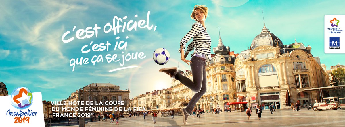 PresseMTP's tweet photo. 🔴 @saurel2014 "@montpellier_, ville hôte de la Coupe du Monde Féminine de la @FIFAWWC en 2019". Lire le communiqué : https://t.co/7tDWYBgFFA https://t.co/PuYKKhxsyW