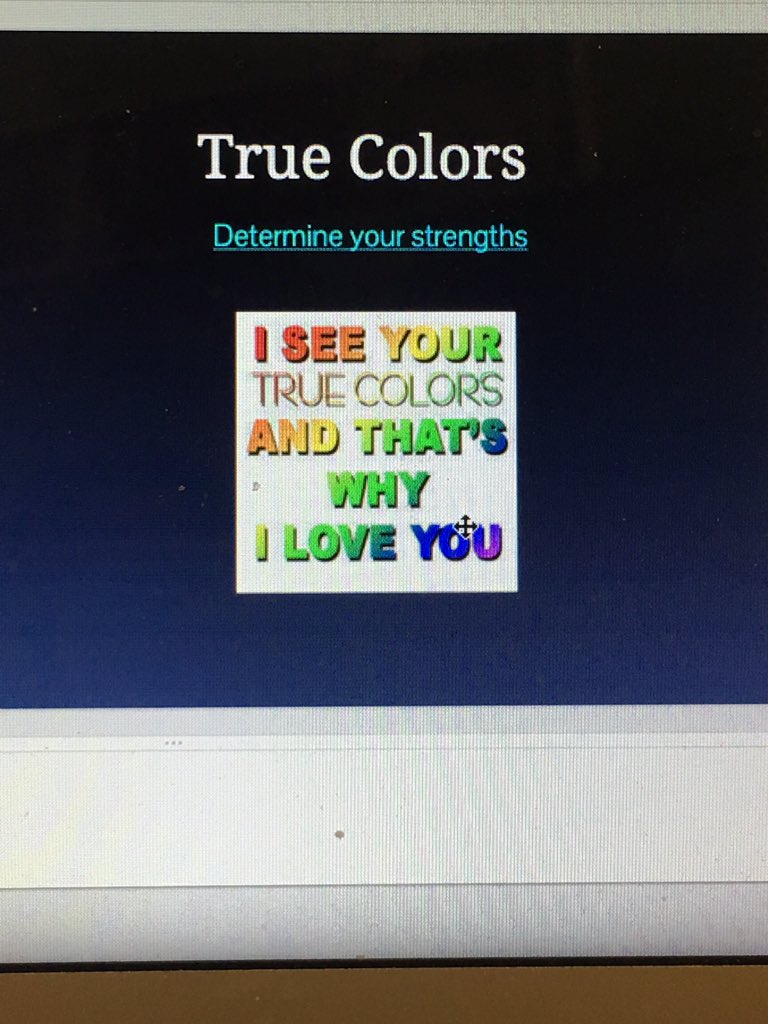 kcallahan__'s tweet photo. Discovering our Personality Style Through TRUE COLORS.. Blue! #wcpsLT https://t.co/GfZ8J0ddY4