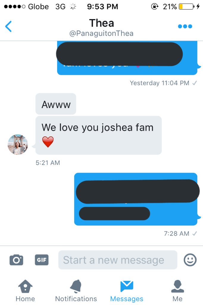 donatoantonio_'s tweet photo. mommy @PanaguitonThea message to joshea fam. #joshea 💙💚 https://t.co/vgC56alIXj
