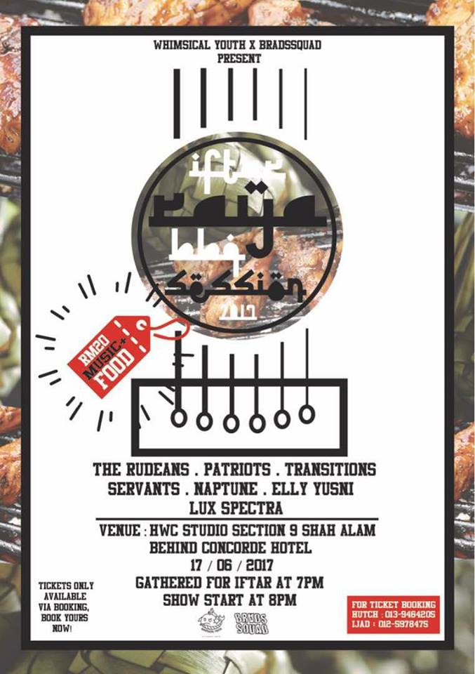 #SHAHALAM SAT June17 IFTAR RAYA BBQ SESSION 7pm HWCStudios ft <a href="/TheRudean_MY/">TheRudean_MY</a> <a href="/PatriotsMY/">PATRIOTS</a> <a href="/transitionsmy/">TRNSTNS.INC</a> <a href="/servantsmy/">S E R V A N T S</a> <a href="/NaptuneMy/">blank</a> <a href="/lux_spectra/">Lux Spectra</a>