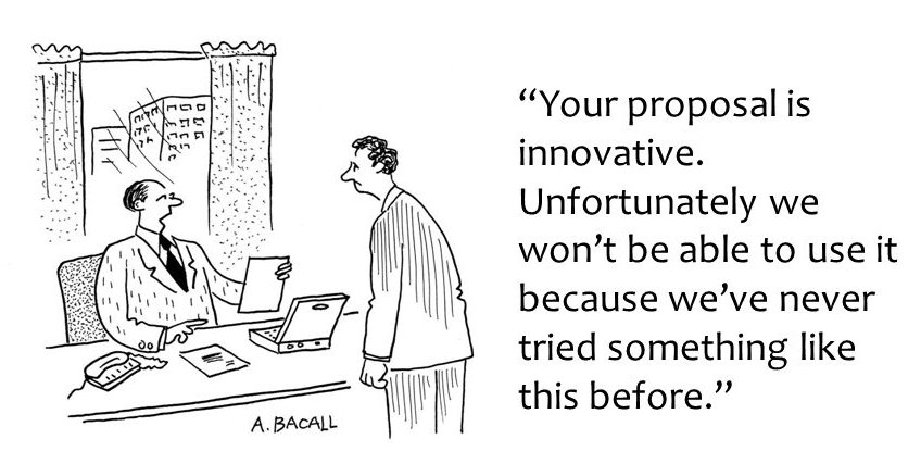 If you want people to innovate, stop rewarding good results based on bad processes &amp; start rewarding bad results based on good processes.