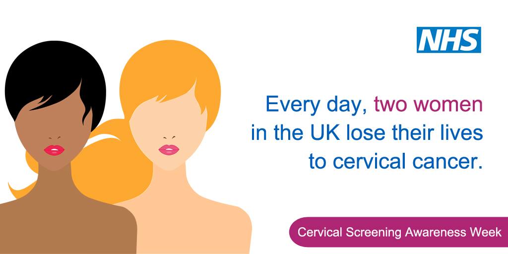 NHSDorset's tweet photo. It’s #CSAW. Cervical screening tests offer the best protection against Cervical Cancer. Book your appointment with your GP. https://t.co/4pUr43245a
