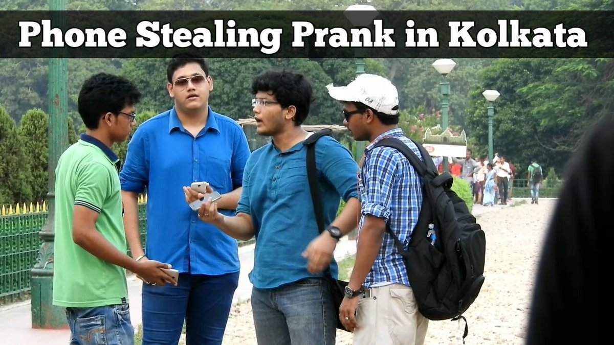 Harsheet_Shah's tweet photo. Phone Stealing Prank in India at Kolkata:
#prank #prankinindia #Kolkata 
https://t.co/uQkgdt6Vvy https://t.co/PqCSU68mMl