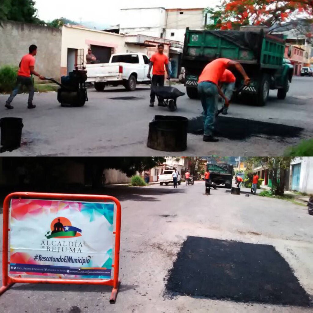 Bacheo para El Surtidor <a href="/alc_bejuma/">Alcaldia de Bejuma</a>