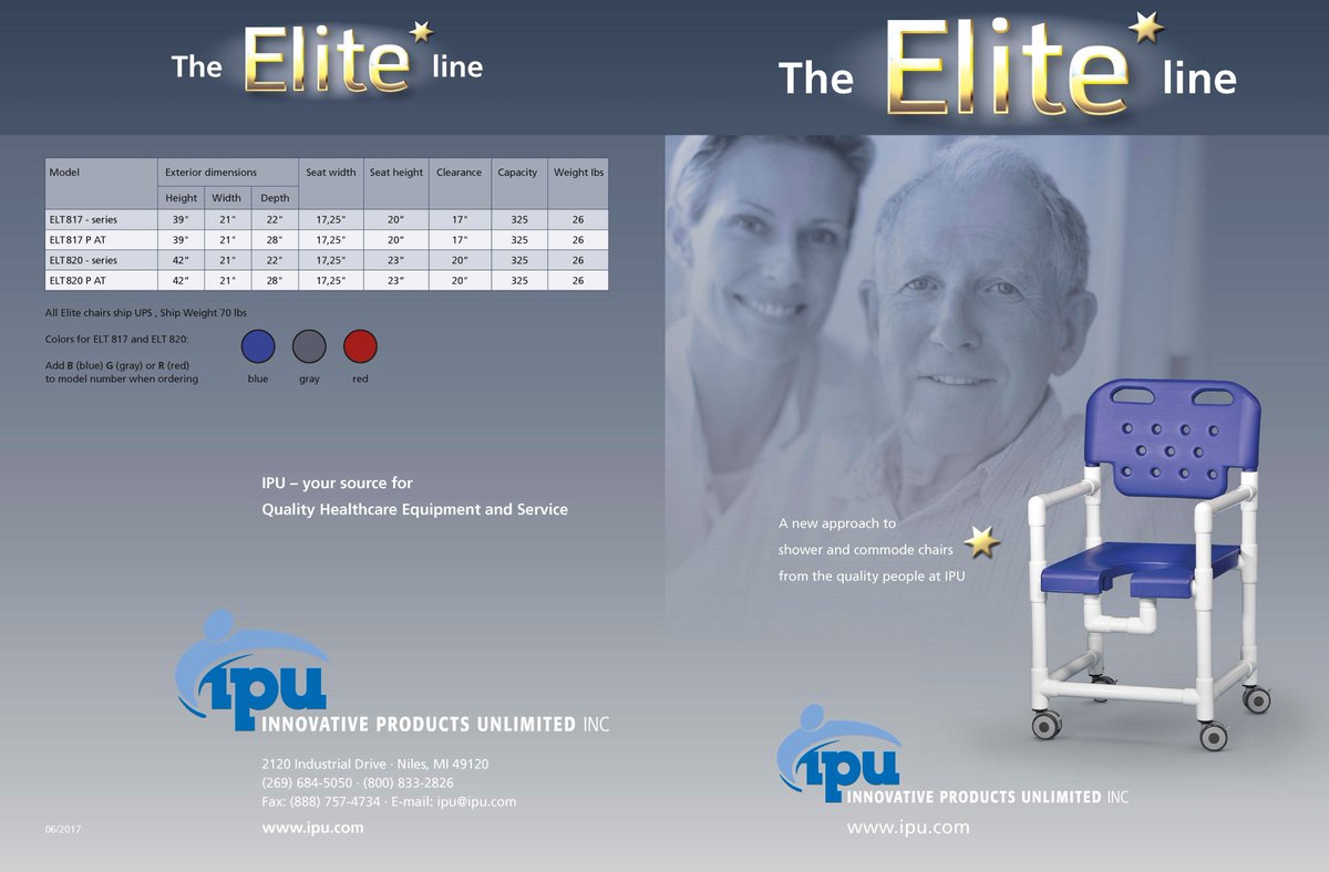 IPU1985's tweet image. Contact IPU for to find out more about our #Elite line of #showerchairs. #assitedliving #nursing #healthcare #homecare #dme #hospital