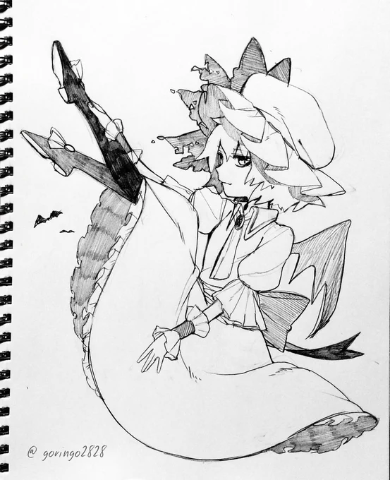 レミ#深夜の真剣お絵描き60分一本勝負 