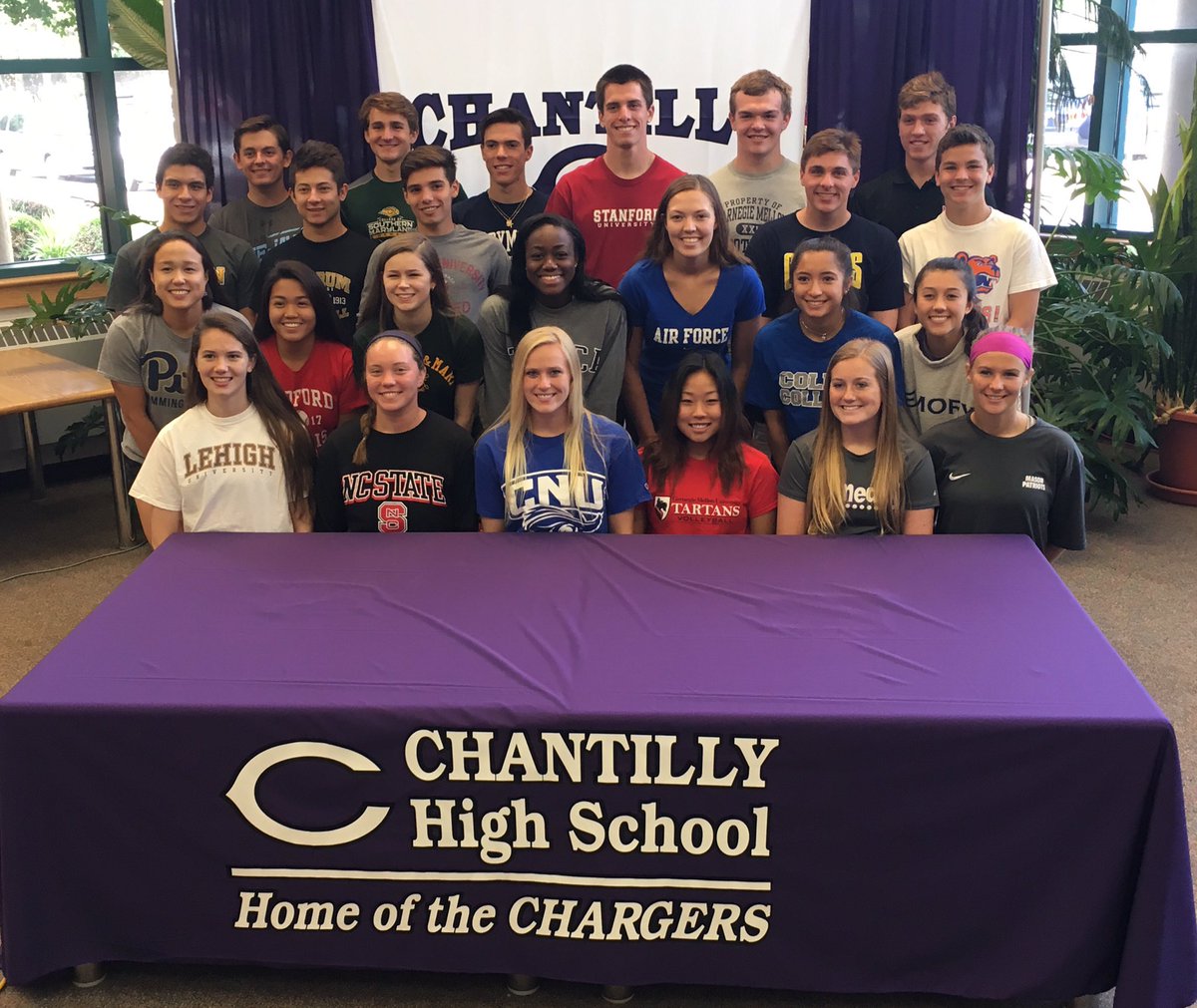 CHSChargers17's tweet photo. Congratulations to all of our Seniors who plan to continue their athletic careers in College!! https://t.co/Yl3GPr95PQ