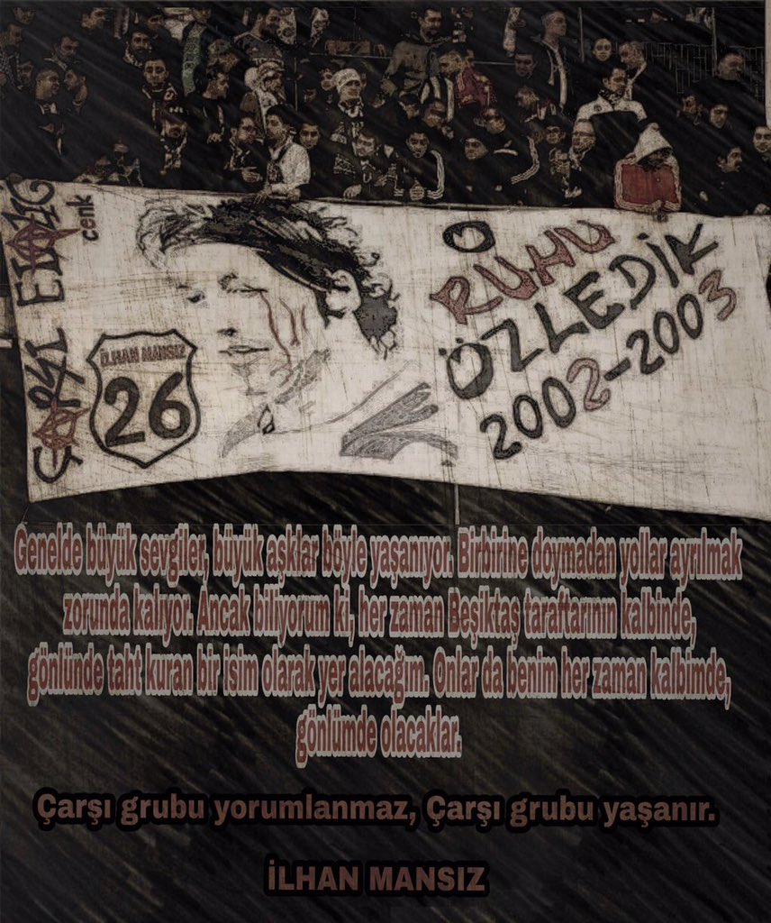 İyi insan olmadan..
İyi Beşiktaşlı olunmaz..
- Süleyman Seba -
Forza ilhan Mansız 
#Survivor #im26