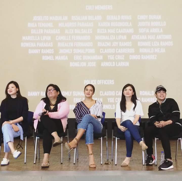 JulianEllaOFC's tweet photo. Repost from @VIVA_Films
HAPPENING NOW: Question & answer with cast, writer and director. @iamJulianT ❤ #AngPagsanibUPScreening https://t.co/L2bTQ1zJ3g