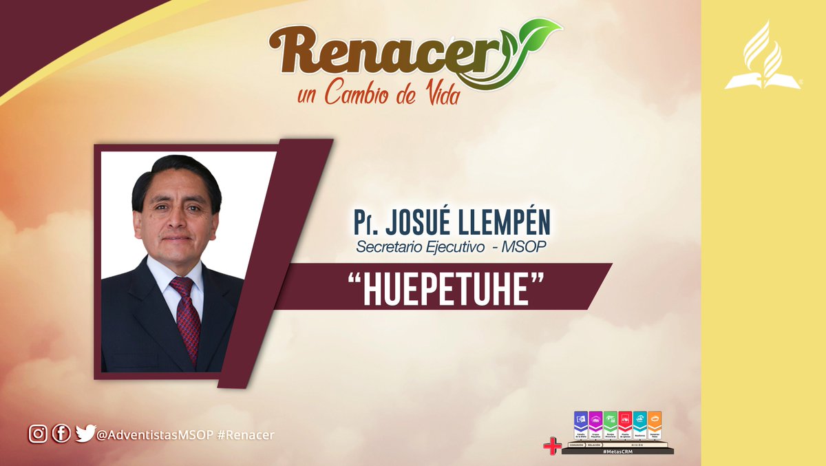"Porque todo el que ha nacido de Dios vence al mundo" Pr. <a href="/josuellempen/">Josué Llempén</a> comprometido con #Renacer