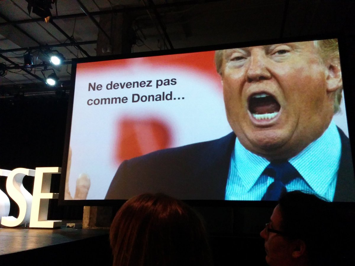 mlebleu's tweet photo. Don't be a Donald. #ipconf https://t.co/cunwhbl4pb