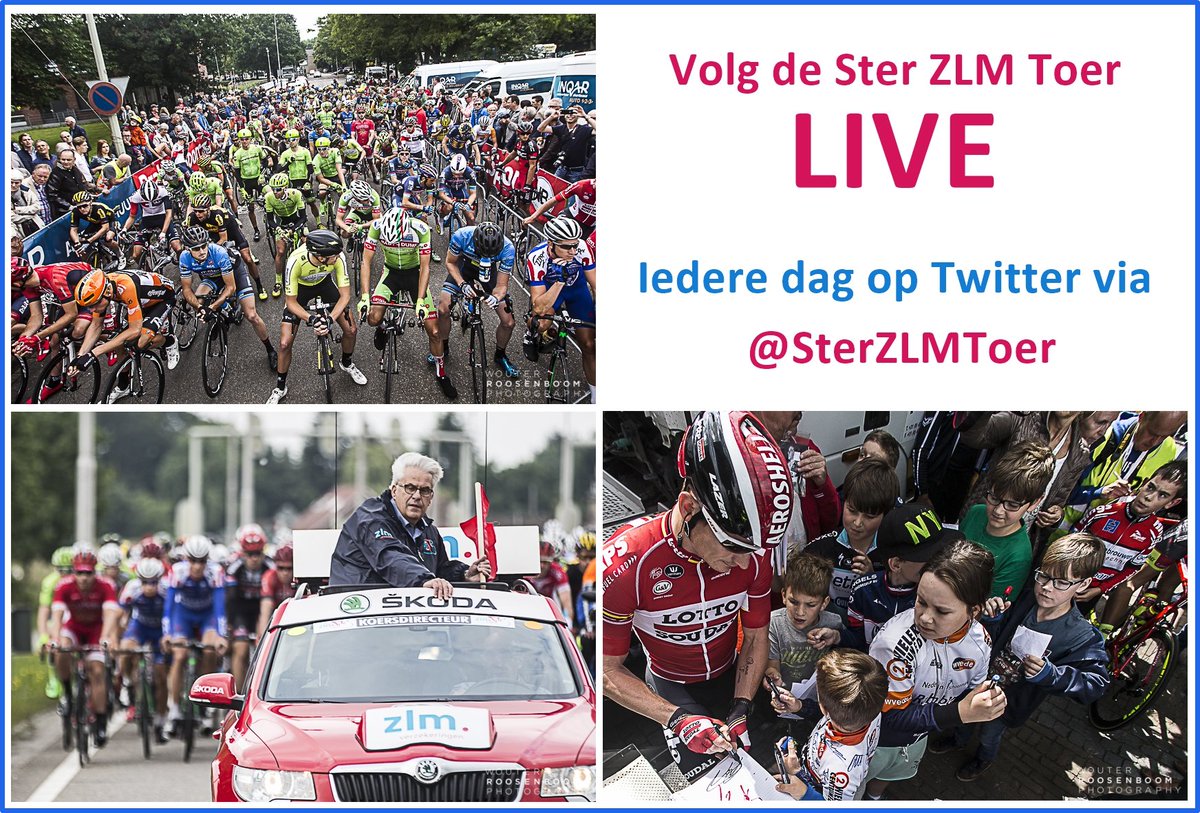 @TFLions Laat jullie fans de #SterZLMToer ook volgen. Elke dag een liveticker via @SterZLMtoer. 😃 Graag delen.
