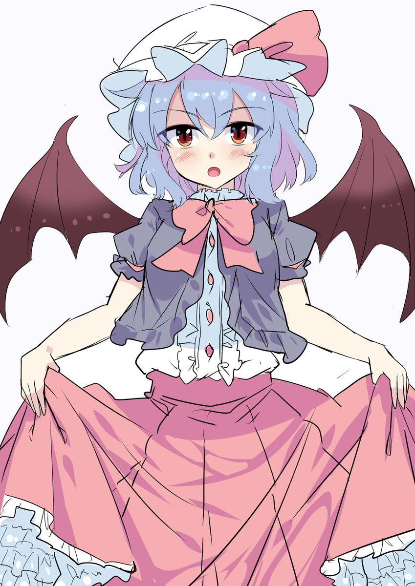 レミリア・スカーレット 「#深夜の真剣お絵描き60分一本勝負
似合うかしら? 」|EOのイラスト