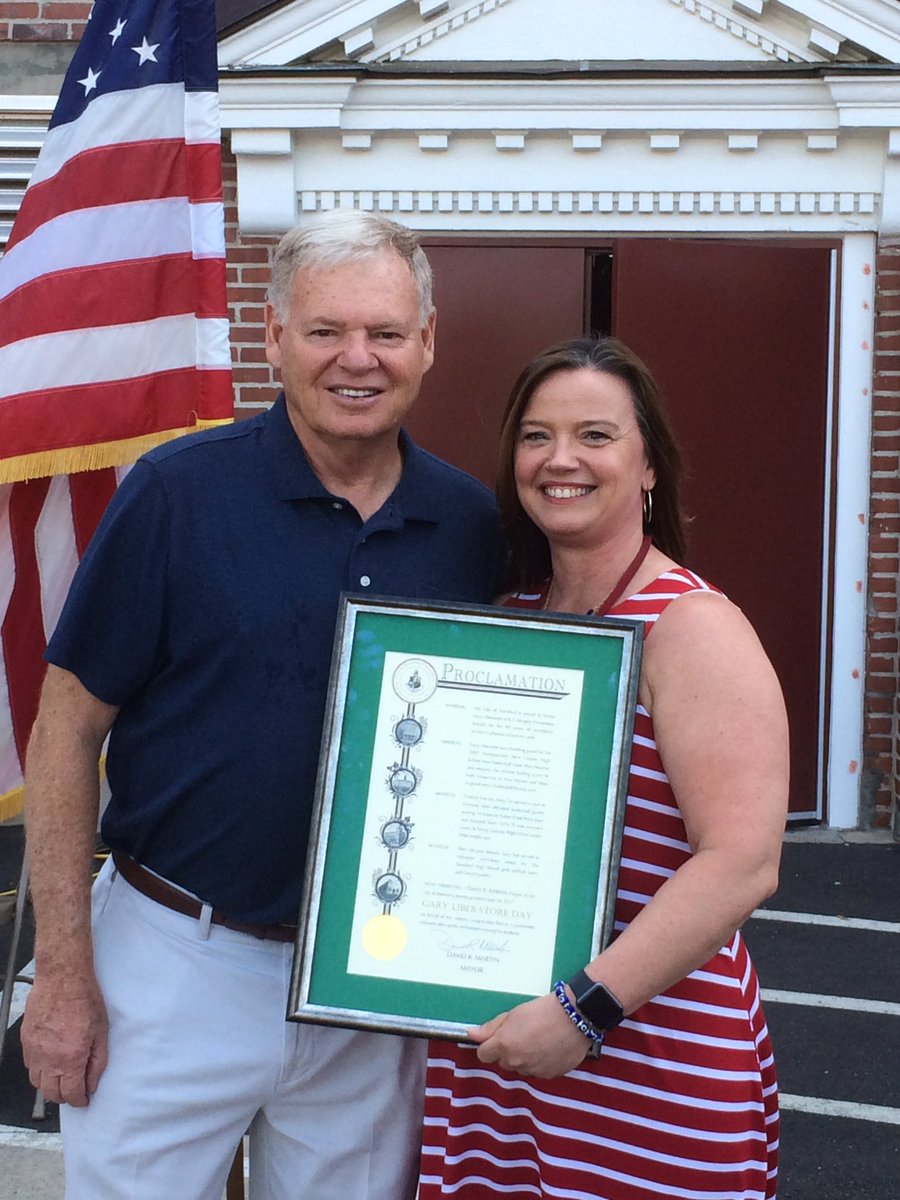 GymKt's tweet photo. Happy Flag Day 2017! Now known as Mr. Liberatore Day in the City of Stamford. The best partner in the world deserves it! @SPSSuper #spspride https://t.co/q2NqpCvHXR