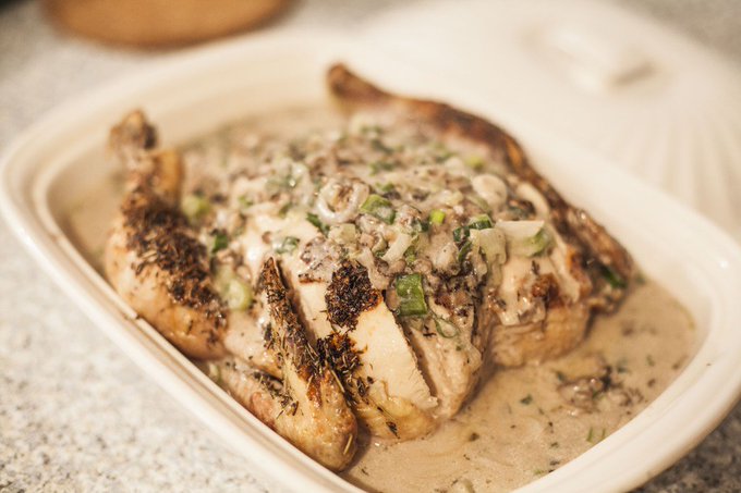 POULET AU PORTO - If your looking for a dish to impress, look no further. READ MORE -> https://t.co/XNZ6mywtTY<a href="/tag/masteringtheartoffrenchcooking"class="tags"><span>#masteringtheartoffrenchcooking</span></a>