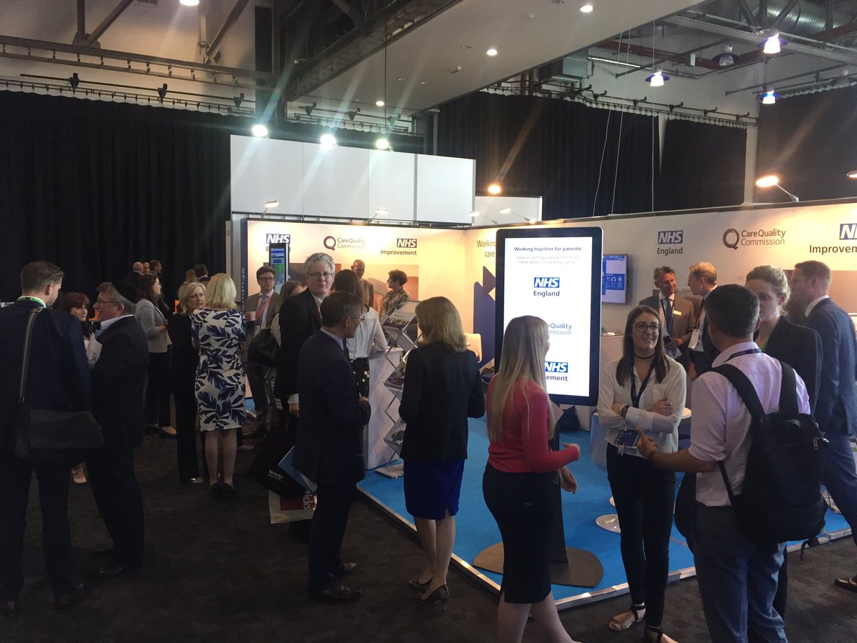 Great show for our launch of the #hospitalsimprovement report at #Confed17.  Pick up your copy from stand H50.