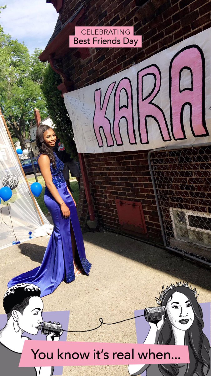 ali__2x's tweet photo. #DoItForKara it's more than a hashtag it's a lifestyle so I made sure our senior year was great https://t.co/rMVn6faR00