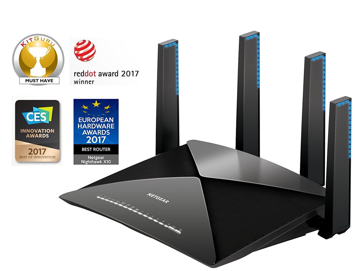 Unser #Nighthawk #X10 ist Europas bester Router! #EHA European Hardware Awards_Bald kommen die ersten 11ad Smartphones!