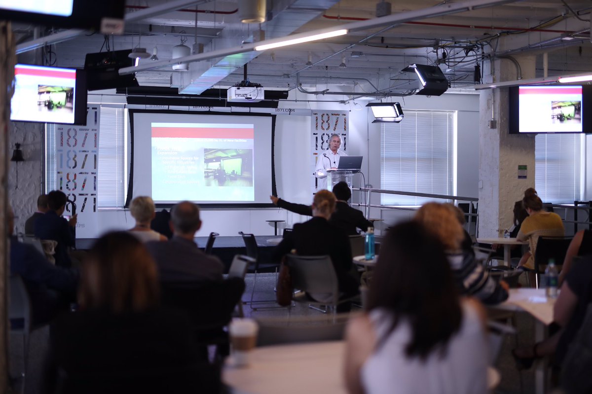 1871tech's tweet image. "The rate of change in the world is never going to be slower than it is today." - @tullman #NeoCon2017