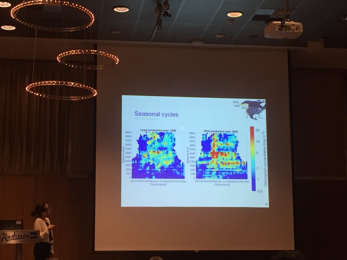 Great talk today on match mis-match @asofiaaferreira a <a href="/NCoE_NorMER/">NCoE NorMER</a> alumni #ESSAS #Tromsø #phenology #productivity #calanus #Pacific
