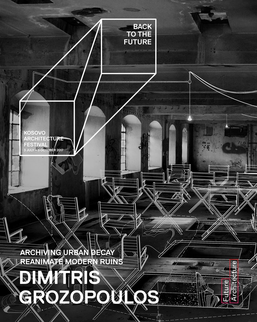 KosovoArchFest's tweet photo. @fani_ko @FA_Platform #kosovoarchitecture #backtothefuture #kosovo #architecture #lecture &amp; #workshop @europe_creative #futurearchitecture https://t.co/QJtlECvOxy