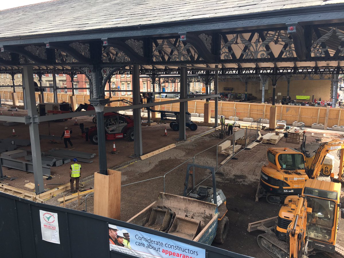 John Bridge (@jb_fwp) on Twitter photo Our new market hall is really taking shape now! Tapered Steel Columns almost complete! <a href="/prestonmarkets/">Preston Markets</a> #stongandrobust Our new market hall is really taking shape now! Tapered Steel Columns almost complete! <a href="/prestonmarkets/">Preston Markets</a> #stongandrobust