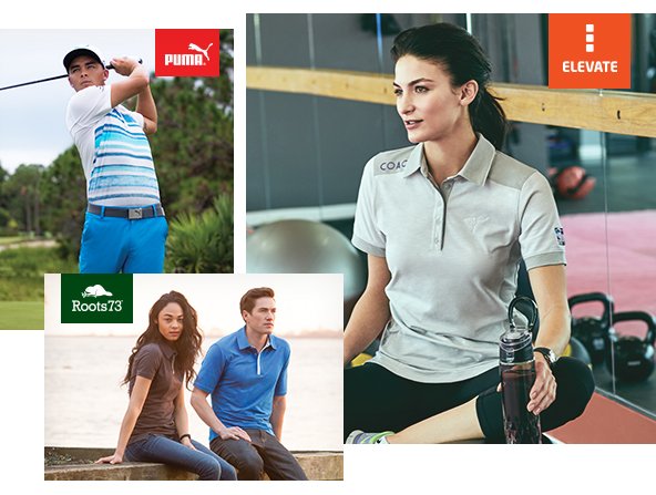 trimark1975's tweet photo. It's polo season! With polos from Elevate, Roots73 and PUMA, you've got dozens of stylish options from three popular brands. https://t.co/rvHm39C0p3