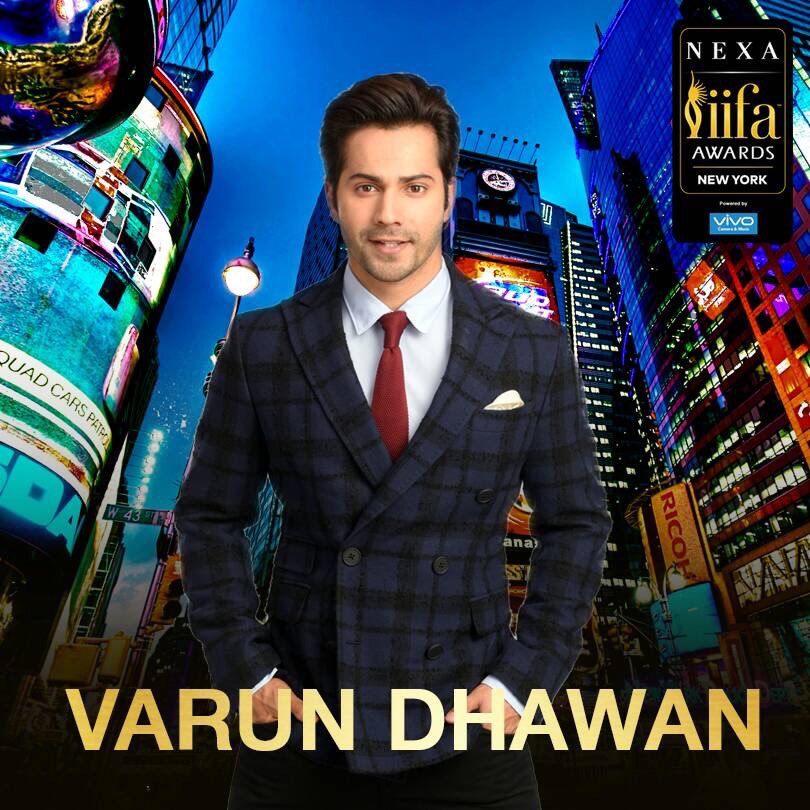 Varun_dvn's tweet photo. Happy to be part of the #IIFA familia. Thrilled for my debut at #IIFA2017 in New York. Get ready to party Bollywood style. https://t.co/Djk8wX4jur