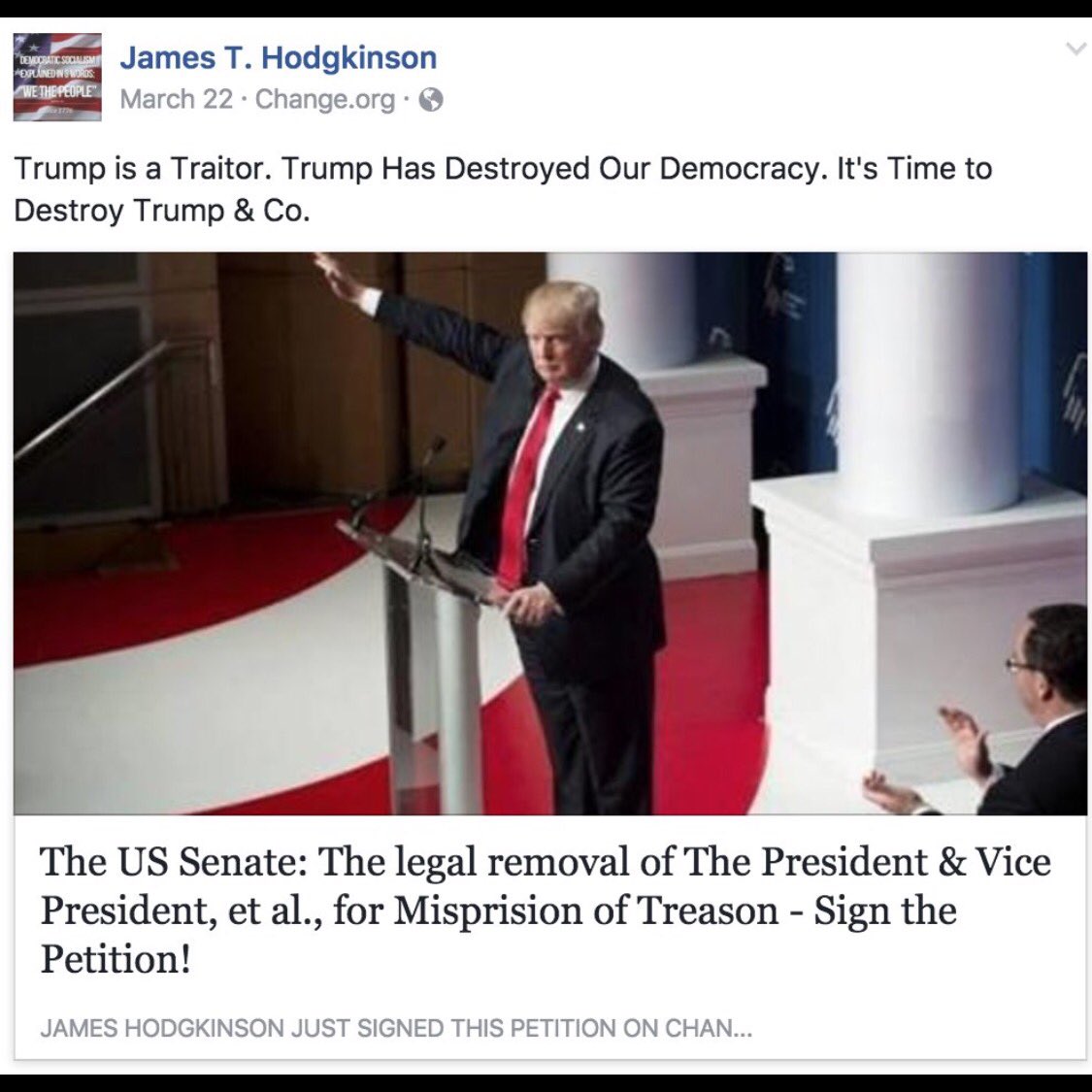 americanchic's tweet photo. James T. Hodgkinson is the shooter! #LiberalTerrorism #PoliticalTerror #Alexandria #AlexandriaShooting https://t.co/YmjqhGGzcb
