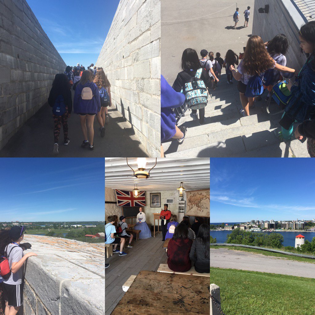 alternateacher's tweet photo. Checking out Fort Henry! @TDSB_Essex #bus1 #moomobile #montrealtrip2017 https://t.co/GzyC69o8Ws