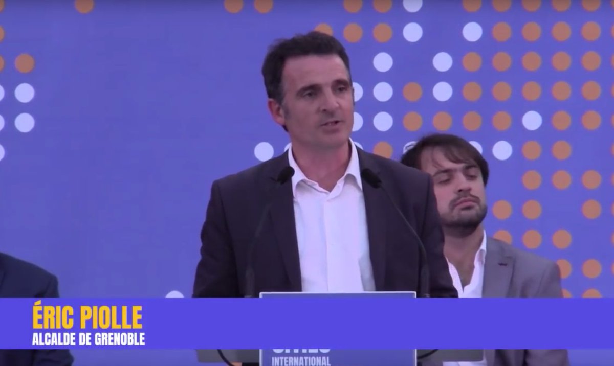 FabienMalbet's tweet photo. Le maire de #Grenoble à la réunion #FearlessCities à Barcelone pour faire réseau avec d'autres villes... #ThePlanetFirst #BarcelonaEnComu https://t.co/ZwLFv81OLA