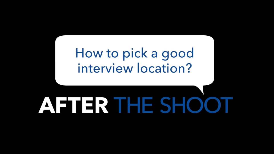 StoryboardFilms's tweet photo. 3 questions to ask yourself when trying to pick an interview location for your next video. https://t.co/fr7RY0rc9r @aftertheshoot https://t.co/KK8WRfxVd0